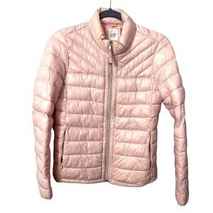Gap Light Pink Puffer Coat Jacket Size Small